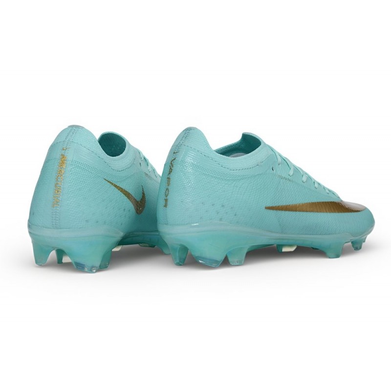 Chaussures de foot Nike Mercurial Vapor 17 Elite FG Vert luminescent Mtlc Or – Image 4