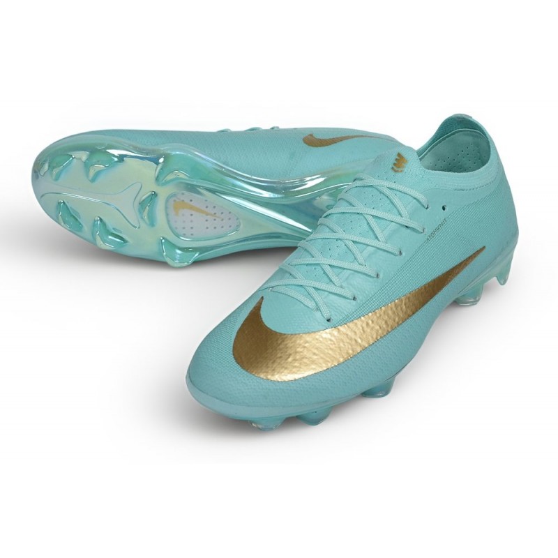 Chaussures de foot Nike Mercurial Vapor 17 Elite FG Vert luminescent Mtlc Or – Image 5