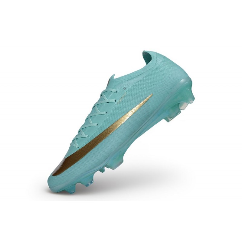 Chaussures de foot Nike Mercurial Vapor 17 Elite FG Vert luminescent Mtlc Or – Image 6