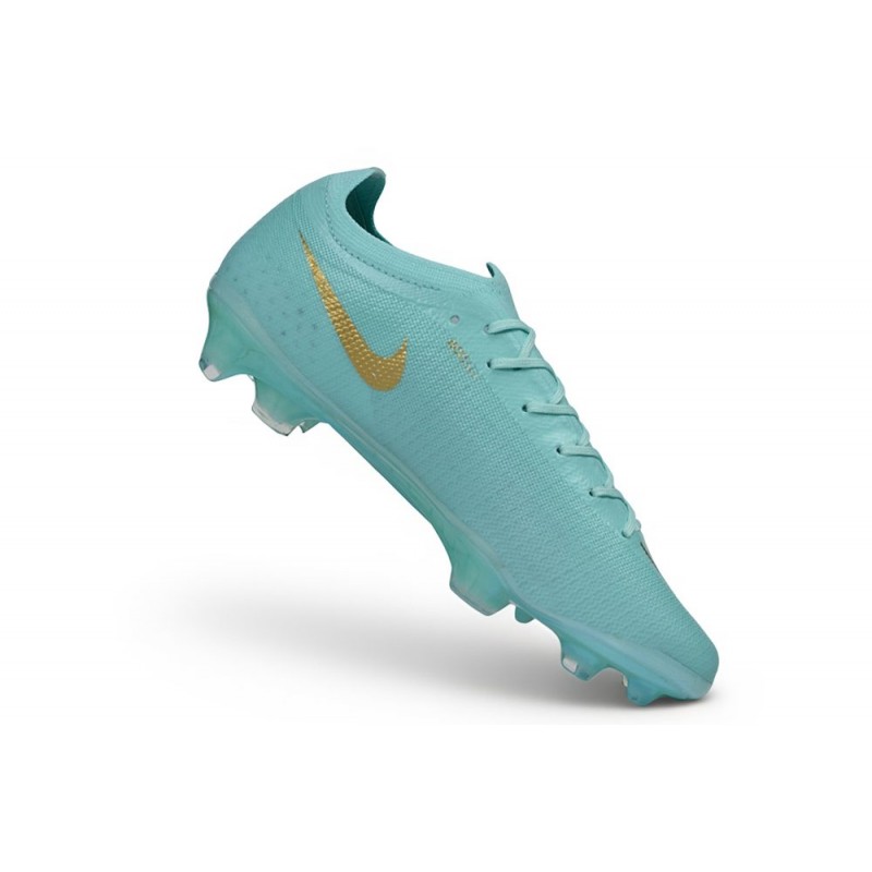 Chaussures de foot Nike Mercurial Vapor 17 Elite FG Vert luminescent Mtlc Or – Image 7