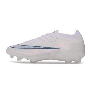 Chaussure de foot Nike Zoom Mercurial Vapor 17 Elite FG Blanc Bleu Ciel