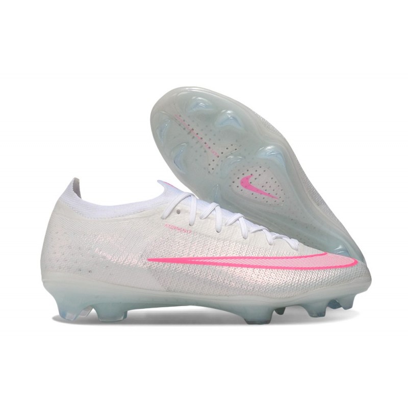 Chaussure de foot Nike Zoom Mercurial Vapor 17 Elite FG Blanc Rose – Image 3