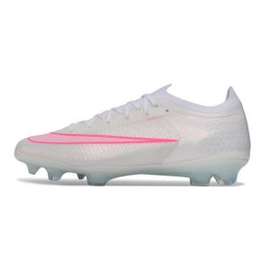Chaussure de foot Nike Zoom Mercurial Vapor 17 Elite FG Blanc Rose
