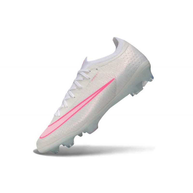 Chaussure de foot Nike Zoom Mercurial Vapor 17 Elite FG Blanc Rose – Image 6