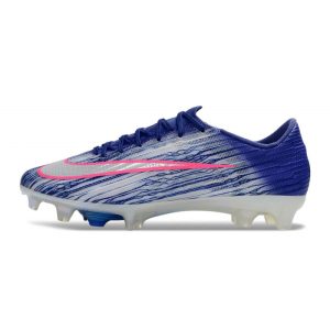 Chaussure de foot Nike Zoom Mercurial Vapor 17 Elite FG Bleu Argent