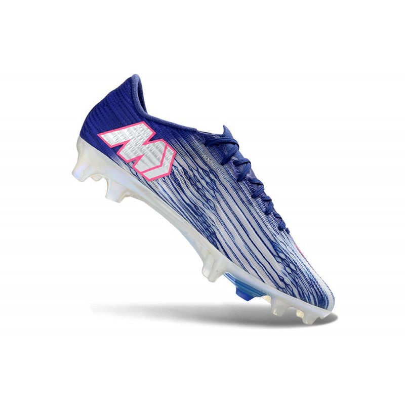 Chaussure de foot Nike Zoom Mercurial Vapor 17 Elite FG Bleu Argent – Image 7