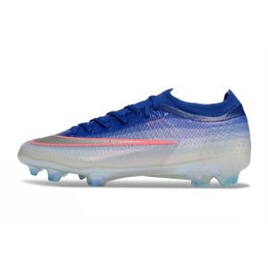 Chaussure de foot Nike Zoom Mercurial Vapor 17 Elite FG Bleu Argent Rose