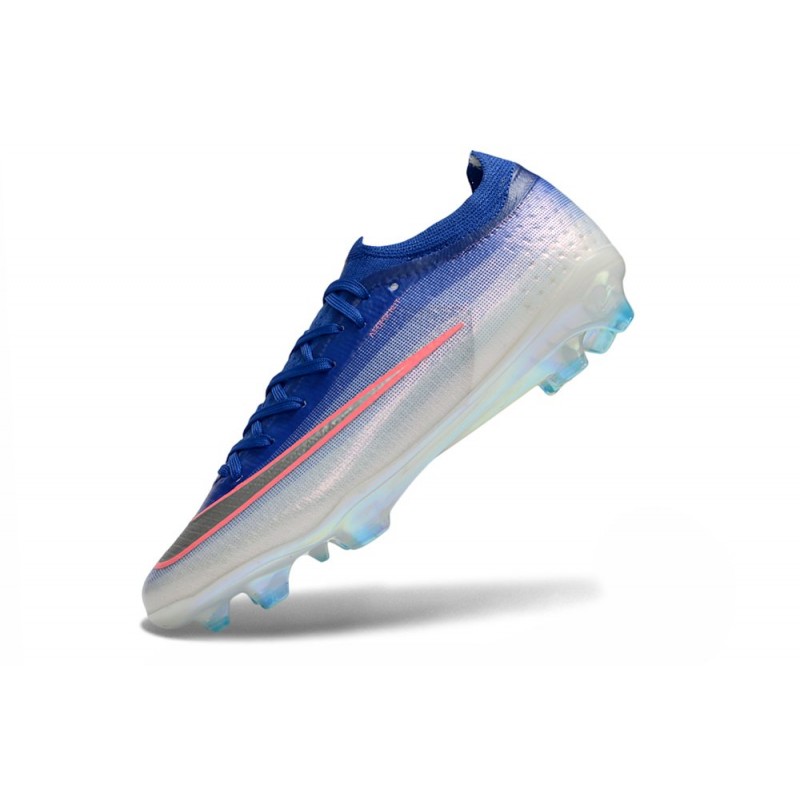 Chaussure de foot Nike Zoom Mercurial Vapor 17 Elite FG Bleu Argent Rose – Image 6