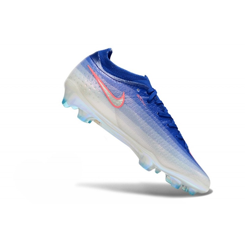 Chaussure de foot Nike Zoom Mercurial Vapor 17 Elite FG Bleu Argent Rose – Image 7