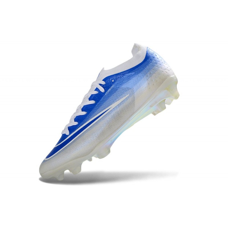 Chaussure de foot Nike Zoom Mercurial Vapor 17 Elite FG Bleu Blanc – Image 6