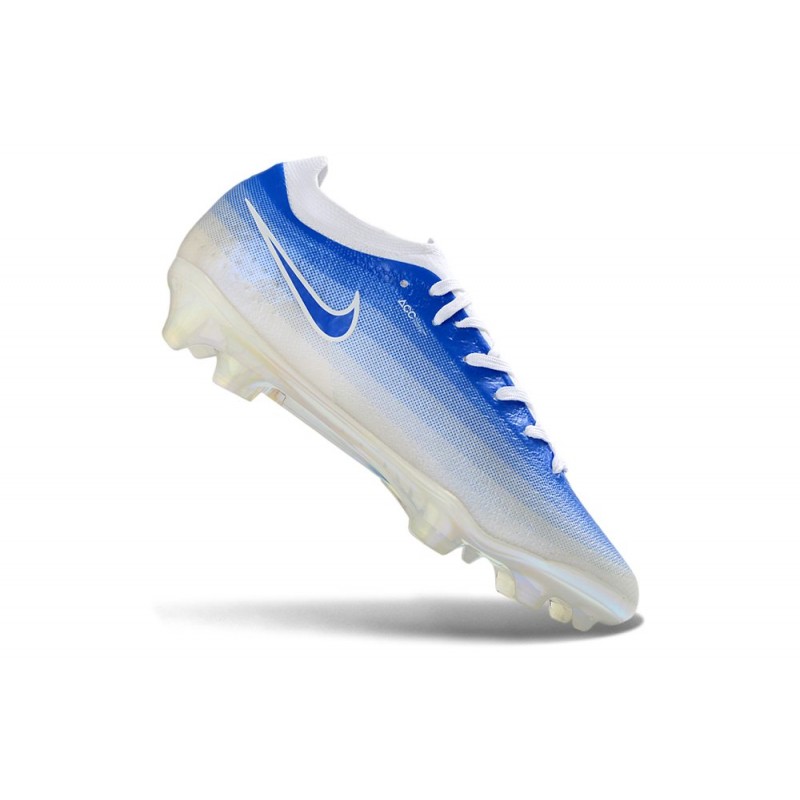 Chaussure de foot Nike Zoom Mercurial Vapor 17 Elite FG Bleu Blanc – Image 7