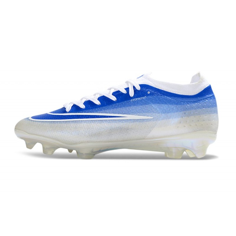Chaussure de foot Nike Zoom Mercurial Vapor 17 Elite FG Bleu Blanc