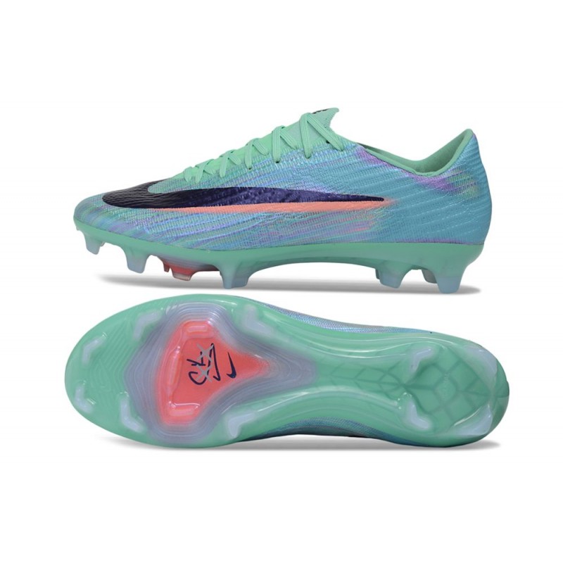 Chaussure de foot Nike Zoom Mercurial Vapor 17 Elite FG Bleu Noir – Image 2