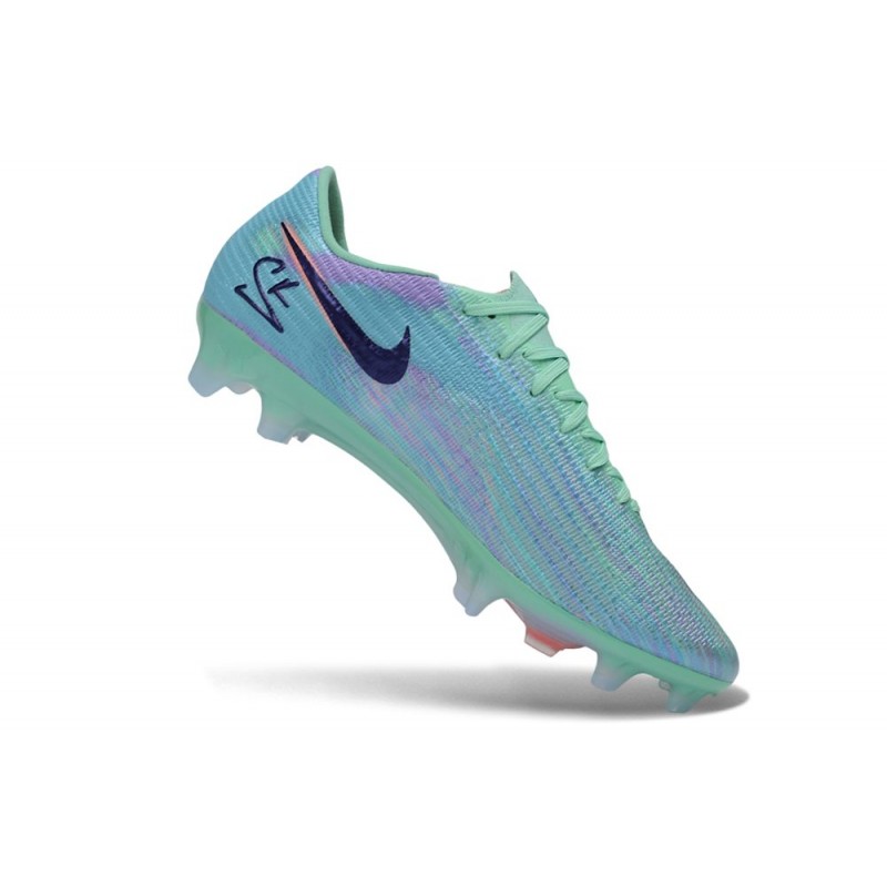 Chaussure de foot Nike Zoom Mercurial Vapor 17 Elite FG Bleu Noir – Image 7