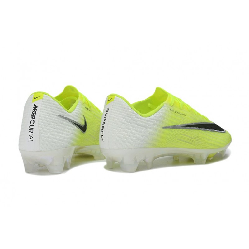 Chaussure de foot Nike Zoom Mercurial Vapor 17 Elite FG Limelight Volt Noir – Image 4