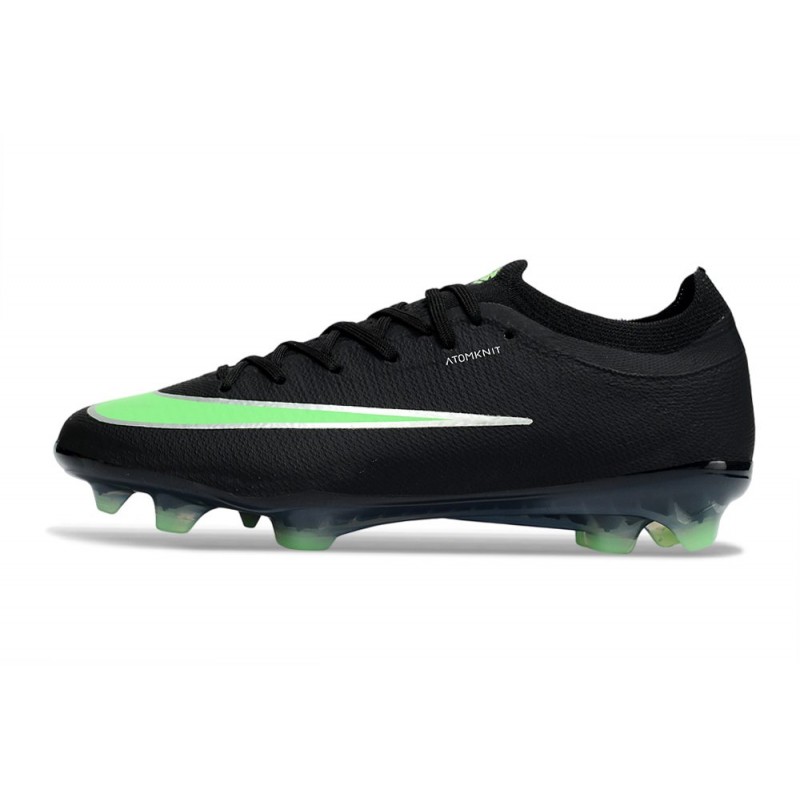Chaussure de foot Nike Zoom Mercurial Vapor 17 Elite FG Noir Vert Illusion