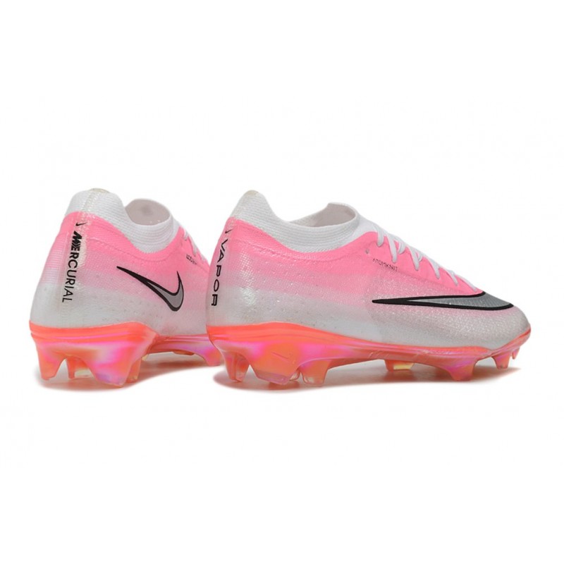 Chaussure de foot Nike Zoom Mercurial Vapor 17 Elite FG Rose Argent – Image 4