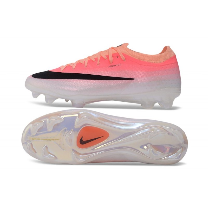Chaussure de foot Nike Zoom Mercurial Vapor 17 Elite FG Rose Noir – Image 2