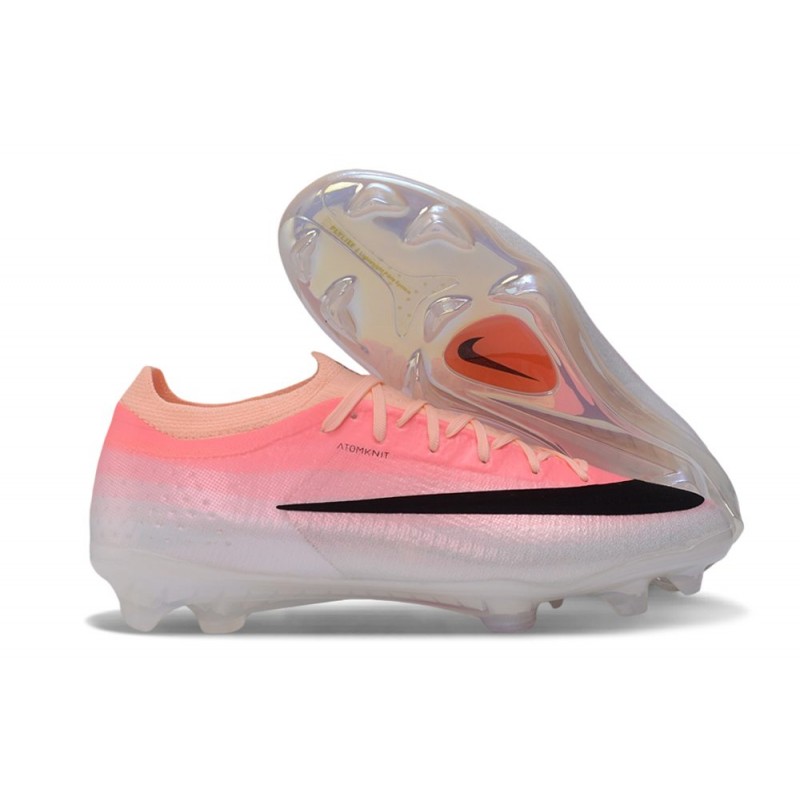 Chaussure de foot Nike Zoom Mercurial Vapor 17 Elite FG Rose Noir – Image 3