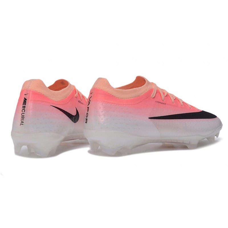 Chaussure de foot Nike Zoom Mercurial Vapor 17 Elite FG Rose Noir – Image 4