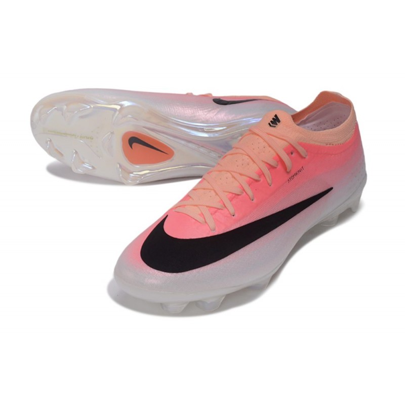 Chaussure de foot Nike Zoom Mercurial Vapor 17 Elite FG Rose Noir – Image 5