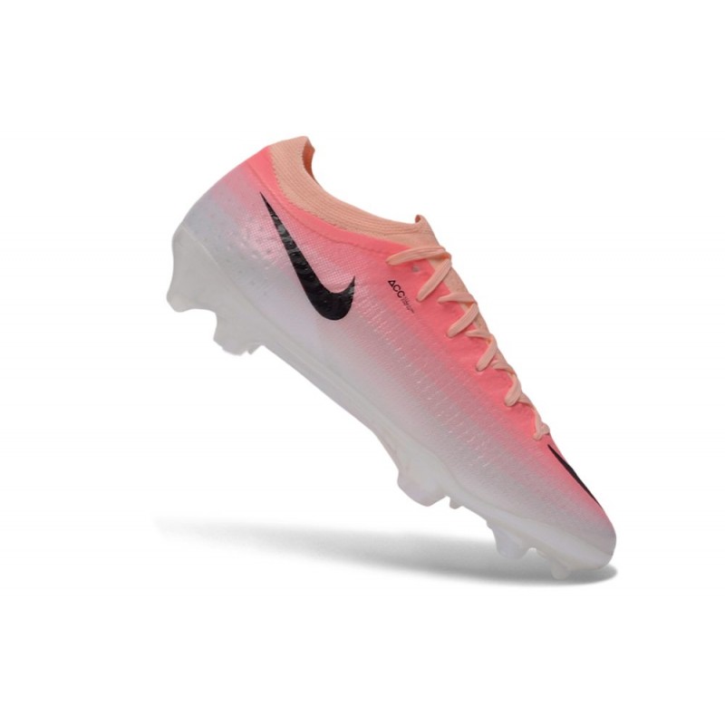 Chaussure de foot Nike Zoom Mercurial Vapor 17 Elite FG Rose Noir – Image 7