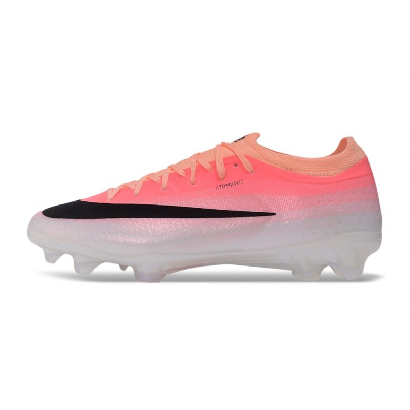 Chaussure de foot Nike Zoom Mercurial Vapor 17 Elite FG Rose Noir