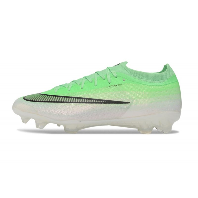 Chaussure de foot Nike Zoom Mercurial Vapor 17 Elite FG Vert Noir