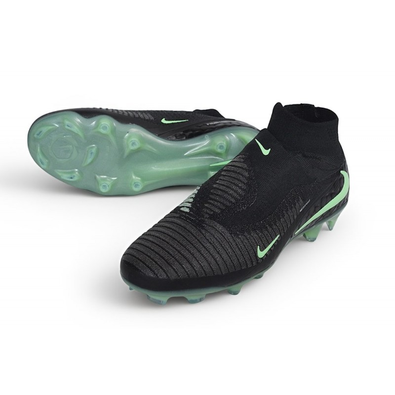 Chaussure de football Neuf Nike Phantom 6 High Elite FG Noir Vert Illusion – Image 5