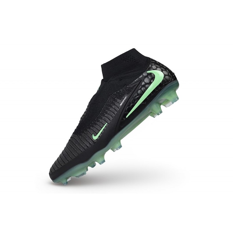 Chaussure de football Neuf Nike Phantom 6 High Elite FG Noir Vert Illusion – Image 6