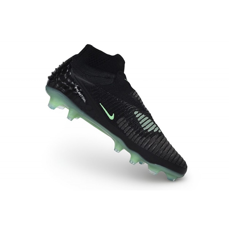 Chaussure de football Neuf Nike Phantom 6 High Elite FG Noir Vert Illusion – Image 7