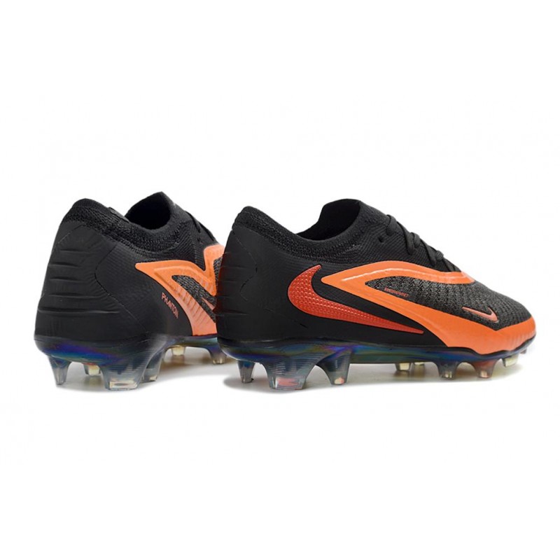 Chaussures foot Nike Phantom 6 Low Elite FG Noir Brt Rouge foncé – Image 4