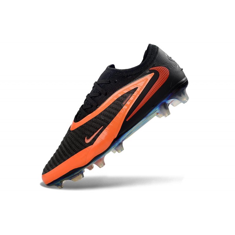 Chaussures foot Nike Phantom 6 Low Elite FG Noir Brt Rouge foncé – Image 6