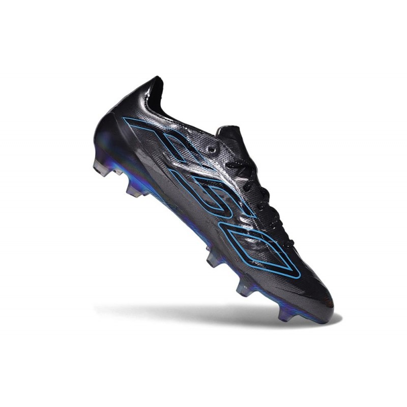Chaussure de Football adidas F50 Hyperfast EVO FG Noir Bleu – Image 7