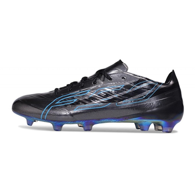 Chaussure de Football adidas F50 Hyperfast EVO FG Noir Bleu