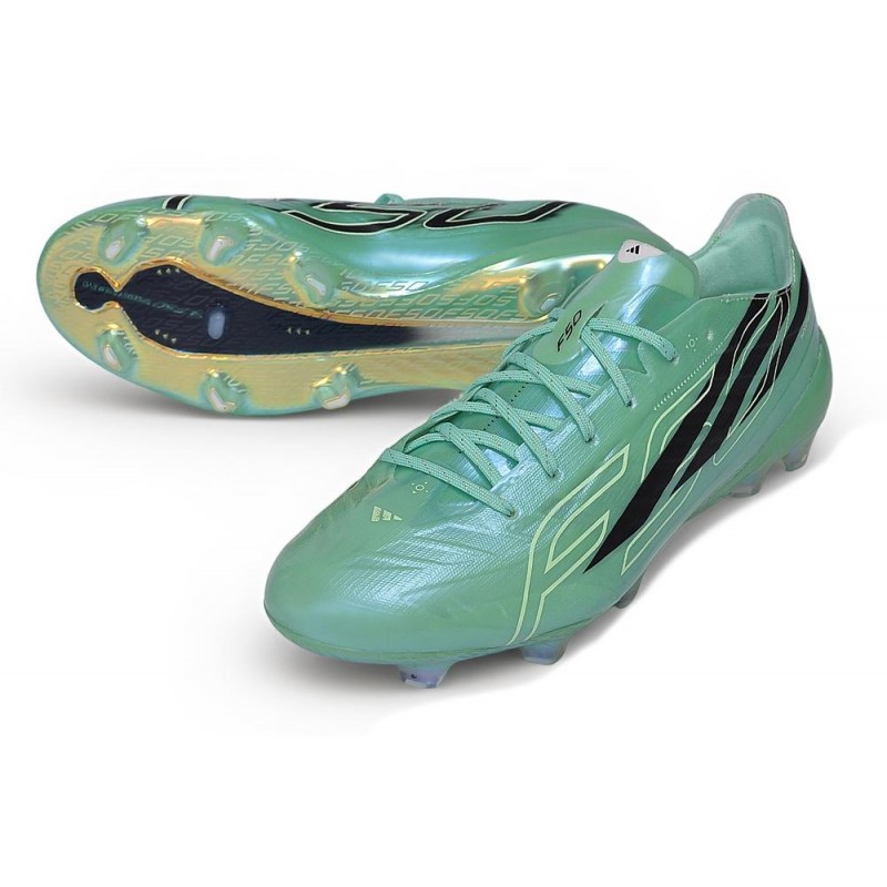Chaussure de Football adidas F50 Hyperfast EVO FG Vert Noir – Image 5